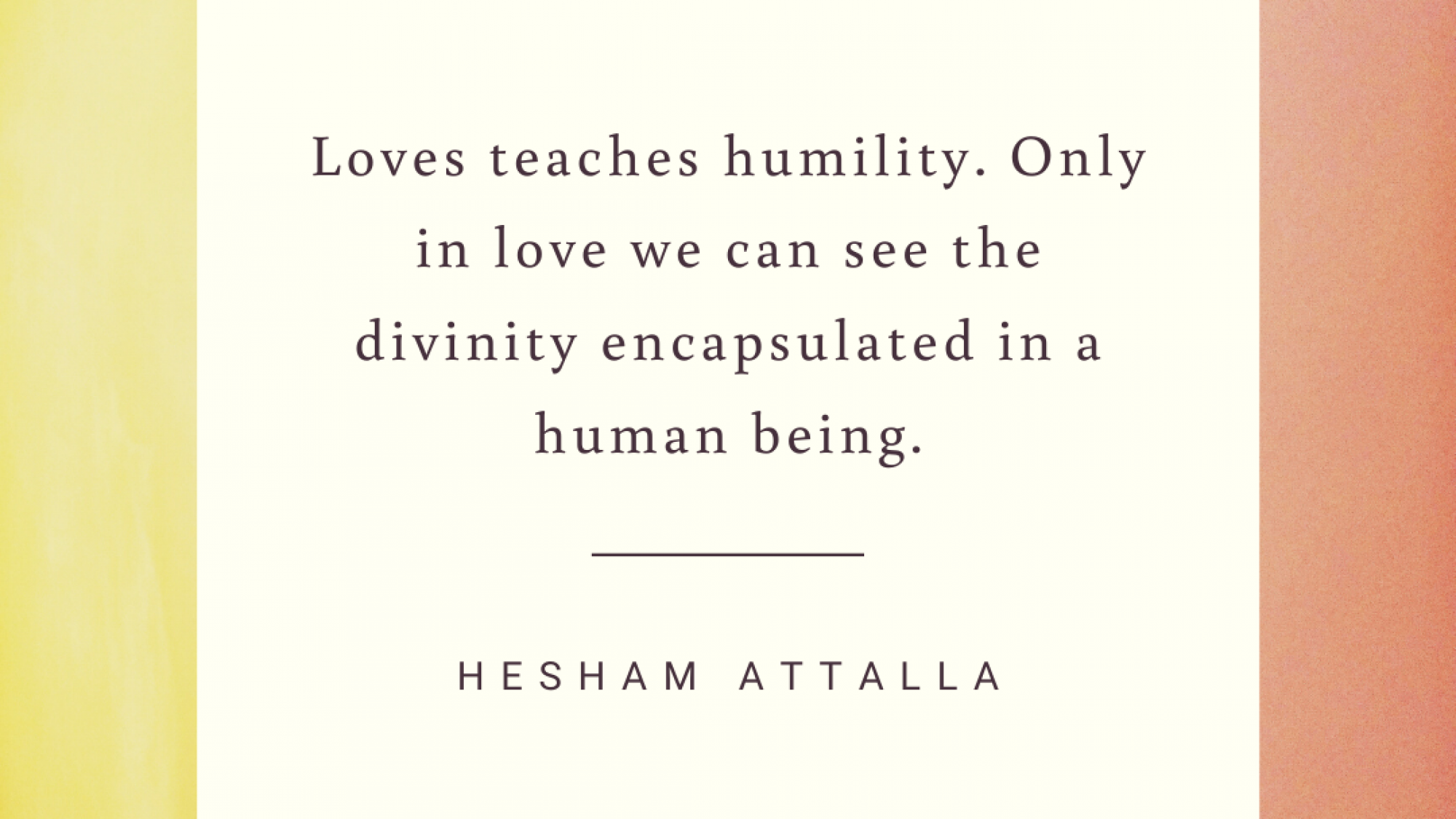 Divinity is present in everyone